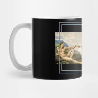 Michelangelo's Creation of Adam is NOT PORN Mug